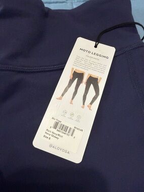 ALO Yoga Moto Legging — Navy Blue